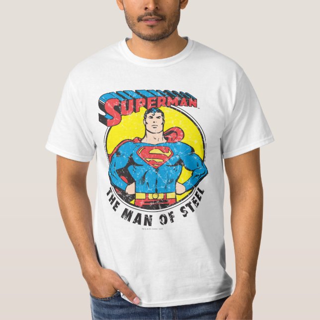 Superman Der Mann aus Stahl T-Shirt (Vorderseite)