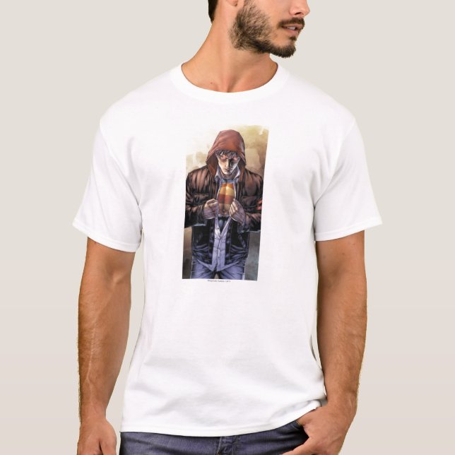 Superman Earth Cover - Farbe T-Shirt (Vorderseite)