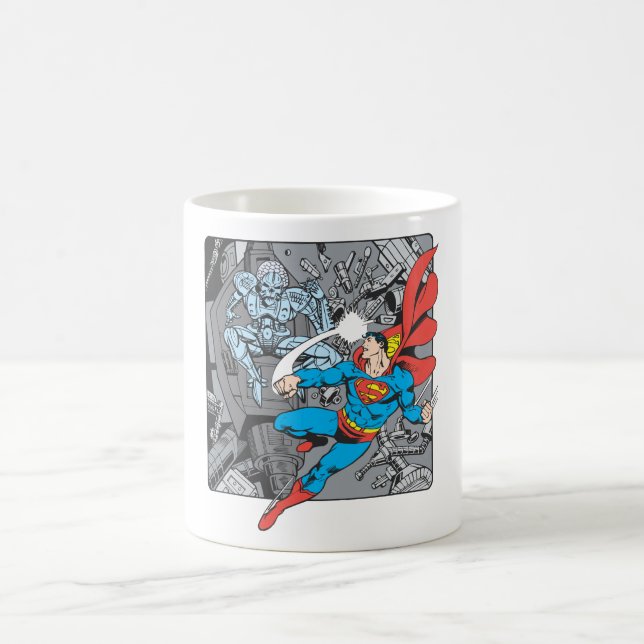 Superman Fights Brainiac Kaffeetasse (Mittel)