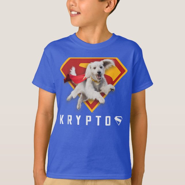 Superman (Film 2025) Krypto Shield T - Shirt (Vorderseite)