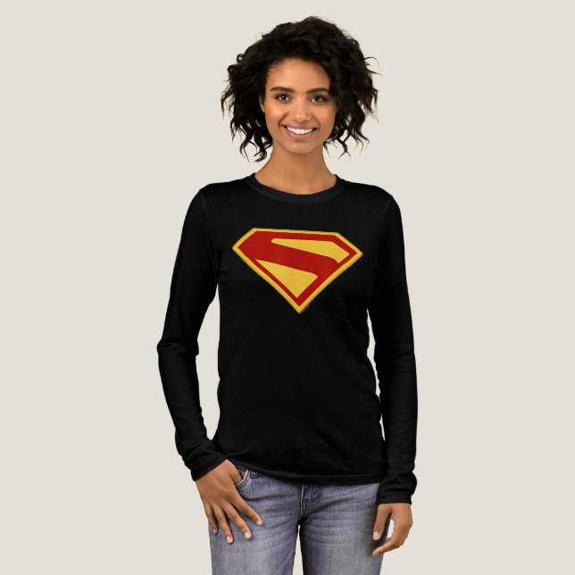 SUPERMAN (Film 2025) S-Schild-T - Shirt (Volle Vorderseite)