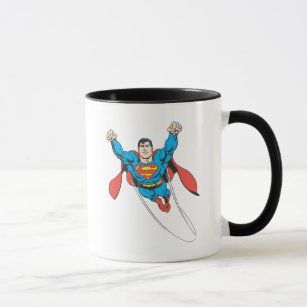 Superman Flies Forward Tasse