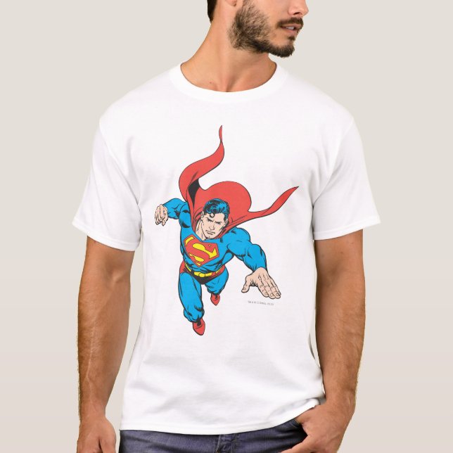 Superman geht vorwärts T-Shirt (Vorderseite)