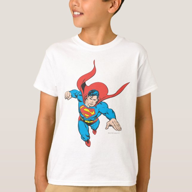 Superman geht vorwärts T-Shirt (Vorderseite)