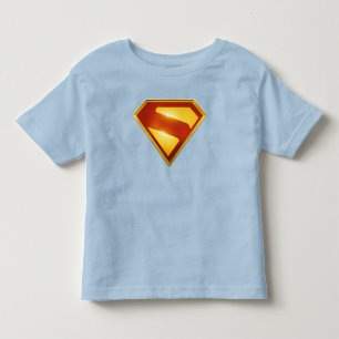Superman Golden S Shield Brillianz Kleinkind T-shirt