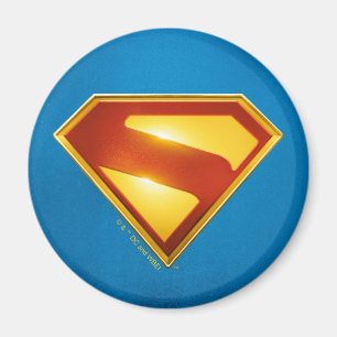 Superman Golden S Shield Brillianz Magnet