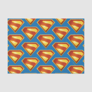 Superman Golden S Shield Brillianz Seidenpapier