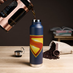 Superman Golden S Shield Brillianz Trinkflasche