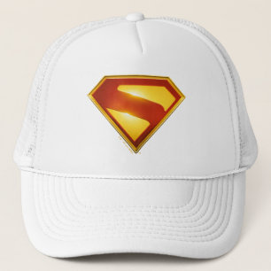 Superman Golden S Shield Brillianz Truckerkappe