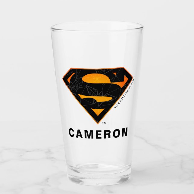 Superman | Halloween-Inspiriertes Logo Glas (Vorderseite)