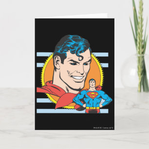 Superman Head Shot Karte