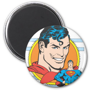 Superman Head Shot Magnet