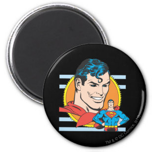 Superman Head Shot Magnet