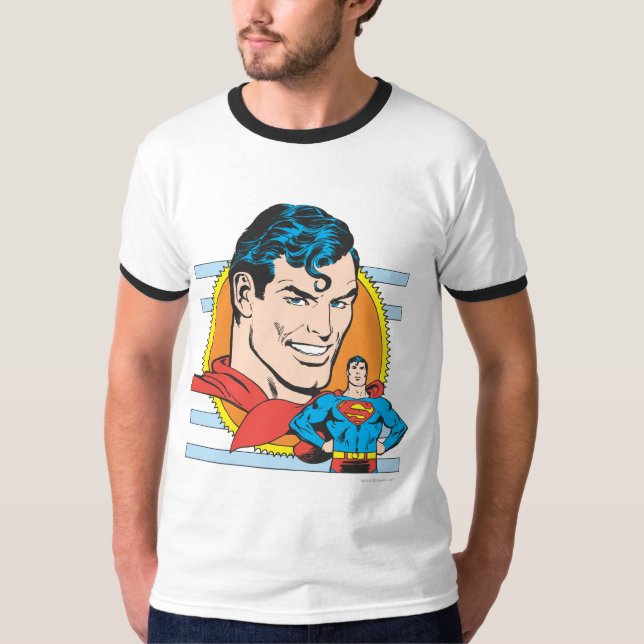Superman Head Shot T-Shirt (Vorderseite)