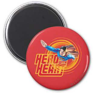 Superman Hero mit Herz Magnet