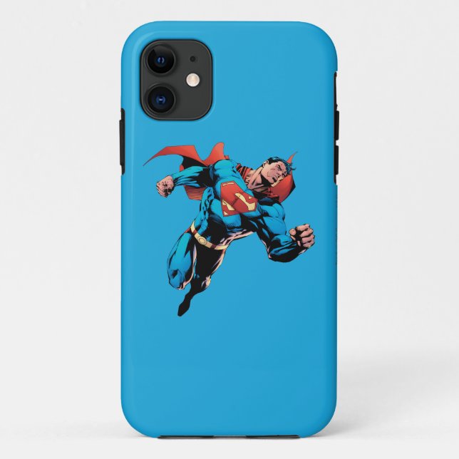 Superman im Anzug Case-Mate iPhone Hülle (Rückseite)