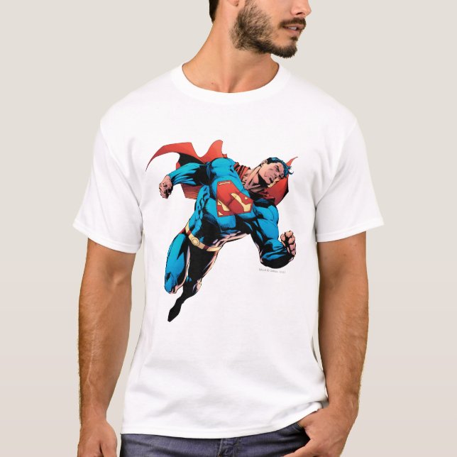 Superman im Anzug T-Shirt (Vorderseite)