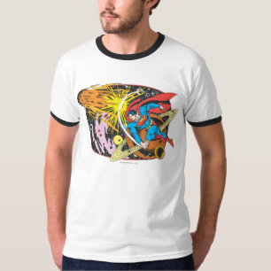 Superman im Weltraum T-Shirt