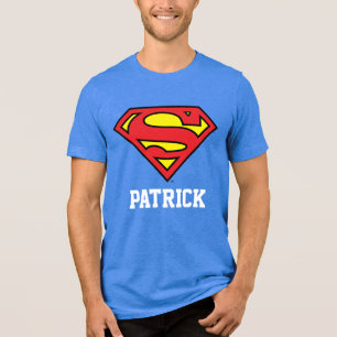 Superman   INDIVIDUELLE NAME Tri-Blend Shirt