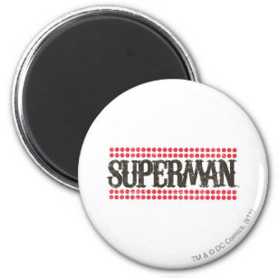 Superman   Its Showtime Letters Logo Magnet