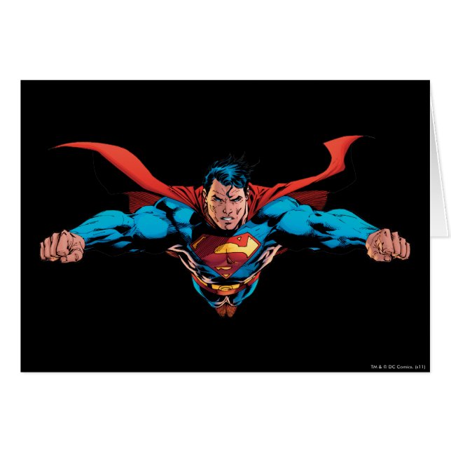 Superman-Kap-Fliegen (Vorderseite (Horizontal))
