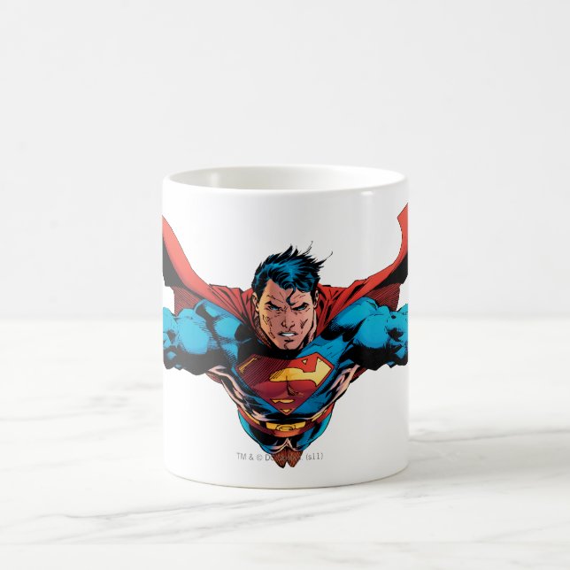 Superman-Kap-Fliegen Tasse (Mittel)