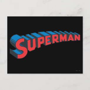 Superman   Klassisches Logo Postkarte