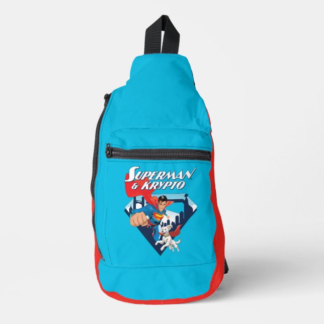 Superman & Krypto Soar Crossbody Bag (Vorderseite)