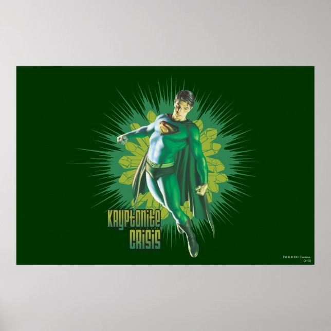 Superman Kryptonite-Krise Poster (Vorne)