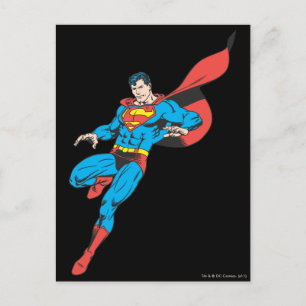 Superman Lands Lightly 2 Postkarte