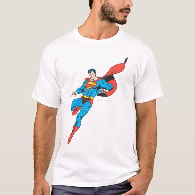 Superman Lands Lightly 2 T-Shirt (Vorderseite)