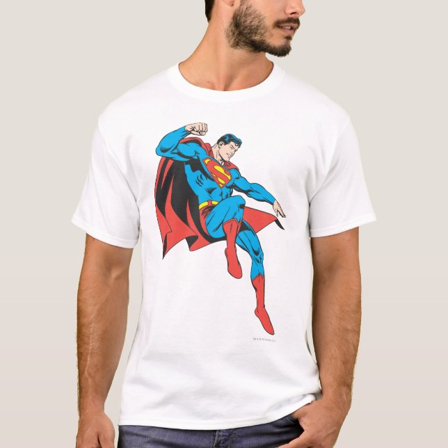 Superman Lands Lightly T-Shirt (Vorderseite)