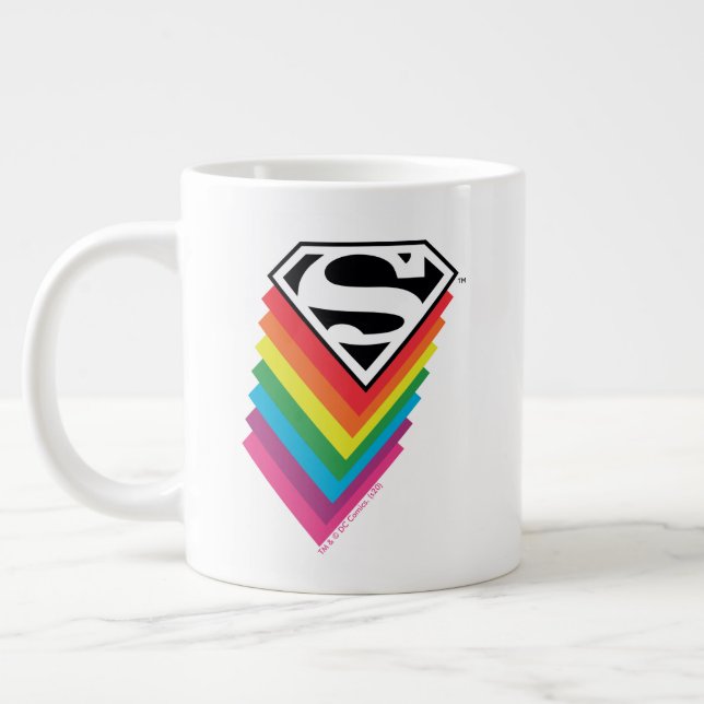 Superman Layoutsteuerzeichen Jumbo-Tasse (Links)