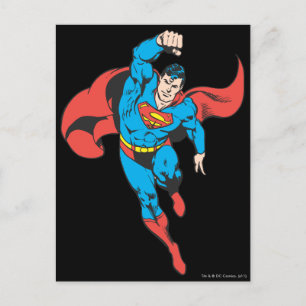 Superman Left Fist Raised Postkarte
