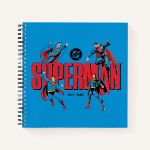 Superman-Legenden für immer Grafik Notizbuch