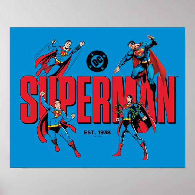Superman-Legenden für immer Grafik Poster (Vorne)