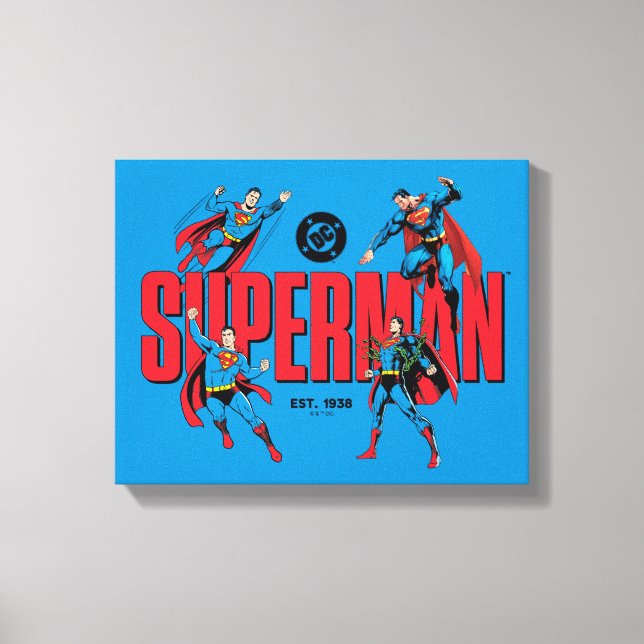 Superman Legends Forever Graphic Leinwanddruck (Vorderseite)