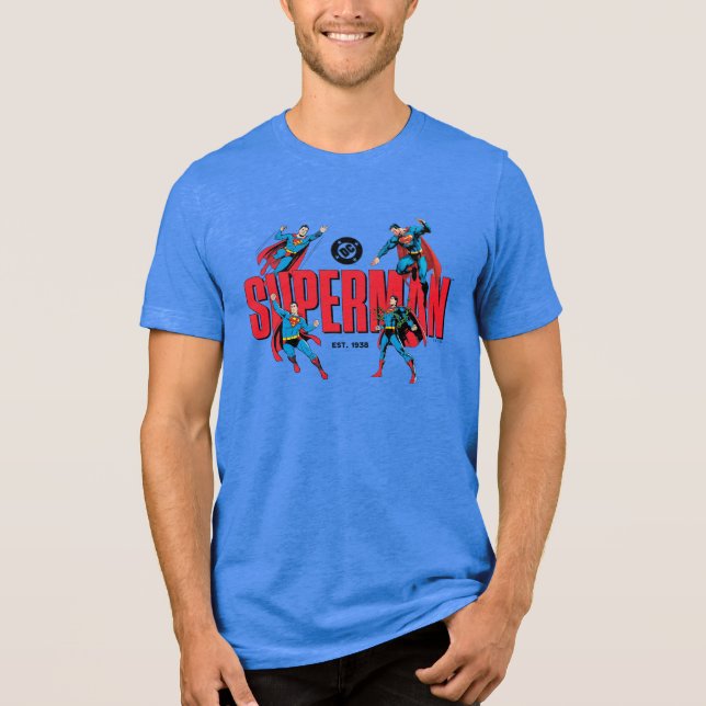 Superman Legends Forever Graphic Tri-Blend Shirt (Vorderseite)