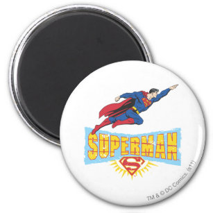 Superman Logo and Flight Magnet