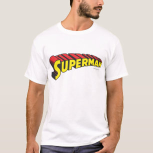 Superman   Logo "Gelbe rote Buchstaben" T-Shirt