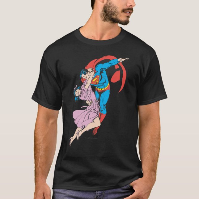 Superman & Lois in Rosa T-Shirt (Vorderseite)