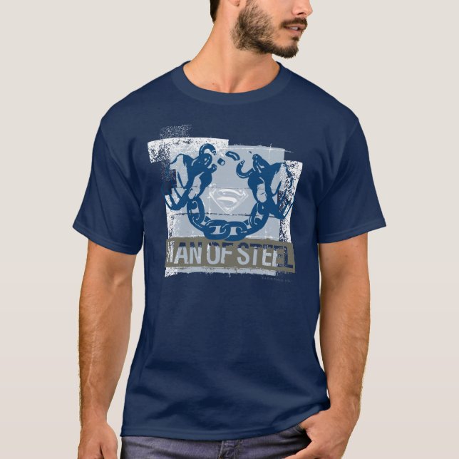 Superman Man of Steel T-Shirt (Vorderseite)