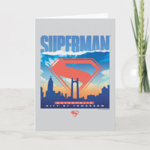 Superman Metropolis Skyline Karte