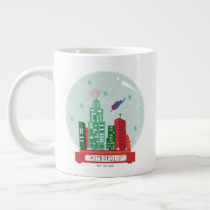 Superman Metropolis Snow Globe Grafik Jumbo-Tasse