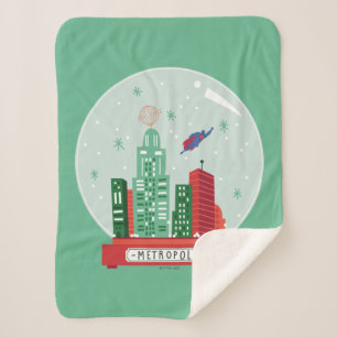 Superman Metropolis Snow Globe Grafik Sherpadecke