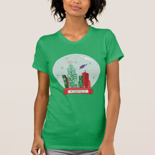 Superman Metropolis Snow Globe Grafik T-Shirt