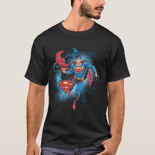 Superman mit Logo T-Shirt