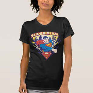 Superman mit Strom T-Shirt