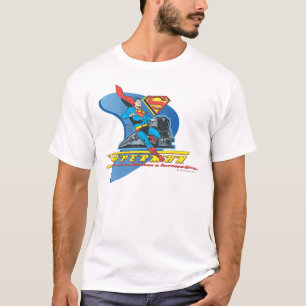 Superman mit Zug - Farbe T-Shirt