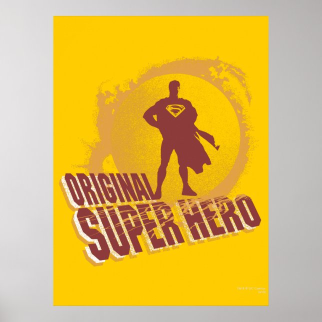 Superman Original Super Hero Poster (Vorne)